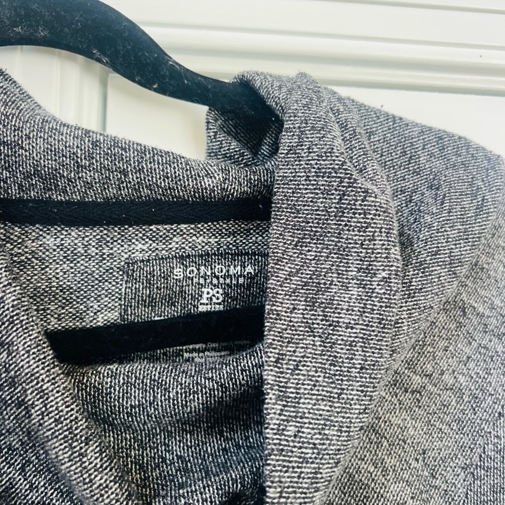 Sonoma Heather Gray Cowl Neck Sweater - Picture 2 of 4